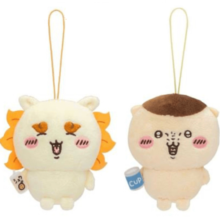 全2種套裝 鑰匙圈 Chiikawa 栗子饅頭・ 風獅爺(シーサー)吉祥物 「ちいかわ なんか小さくてかわいいやつ」 - YIZY