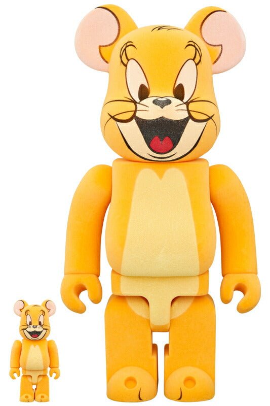 BE@RBRICK JERRY(Classic Color) FLOCKY Ver. 100% & 400% (TOM AND JERRY) - YIZY 日台雜貨 | 港產文創 | 潮流玩具 | 日本代購
