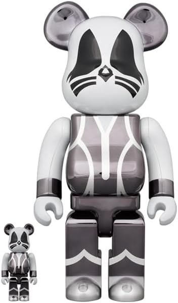 BE@RBRICK KISS CATMAN CHROME Ver.100% & 400% - YIZY