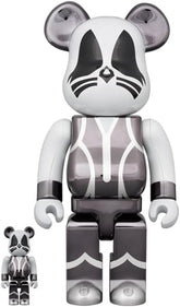 BE@RBRICK KISS CATMAN CHROME Ver.100% & 400% - YIZY