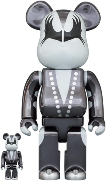 BE@RBRICK KISS DEMON CHROME Ver.100% & 400% - YIZY 日台雜貨 | 港產文創 | 潮流玩具 | 日本代購