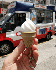 可愛雪糕造型 按鍵解壓 clicker 匙扣掛飾 - YIZY 日台雜貨 | 港產文創 | 潮流玩具 | 日本代購