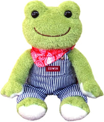 日本直送 Pickles the frog x Edwin 工作褲 皮克爾斯青蛙 毛絨公仔 - YIZY 日台雜貨 | 港產文創 | 潮流玩具 | 日本代購