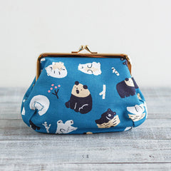 高旗將雄 帆布化妝包 熊 / 招財貓 - YIZY 日台雜貨 | 港產文創 | 潮流玩具 | 日本代購