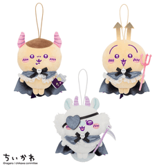 全3種套裝 Chiikawa 萬聖誕 小八貓 天使 惡魔 吉祥物 「ちいかわ なんか小さくてかわいいやつ」 - YIZY
