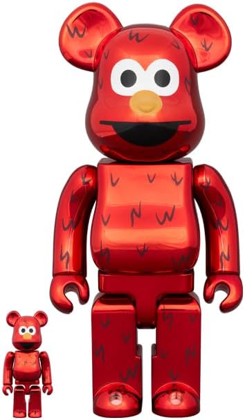 BE@RBRICK ELMO CHROME Ver. 100％ & 400％ - YIZY