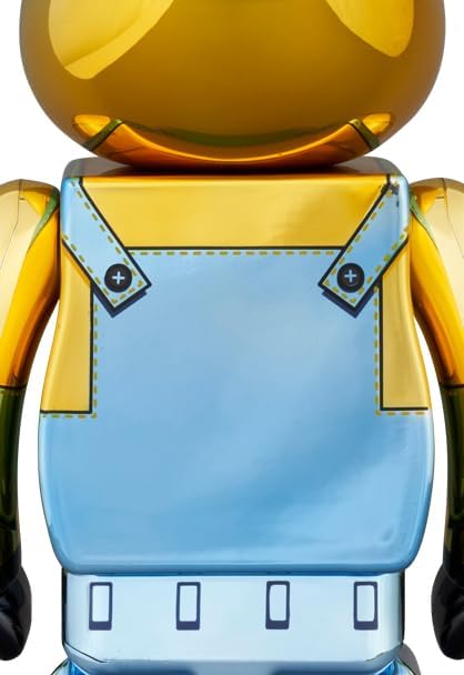 BE@RBRICK Minions BOB Chrome Ver. 100％ & 400％ - YIZY