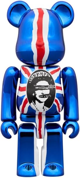 BE@RBRICK Sex Pistols "God Save The Queen" Chrome Ver. 100% & 400% - YIZY