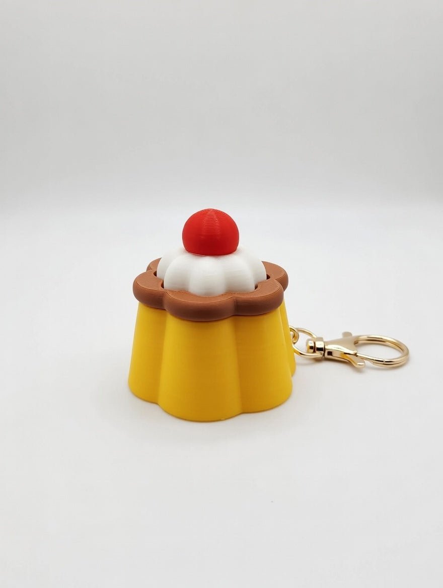 「昭和喫茶」 布丁造型按鍵解壓 clicker 匙扣掛飾 - YIZY 日台雜貨 | 港產文創 | 潮流玩具 | 日本代購
