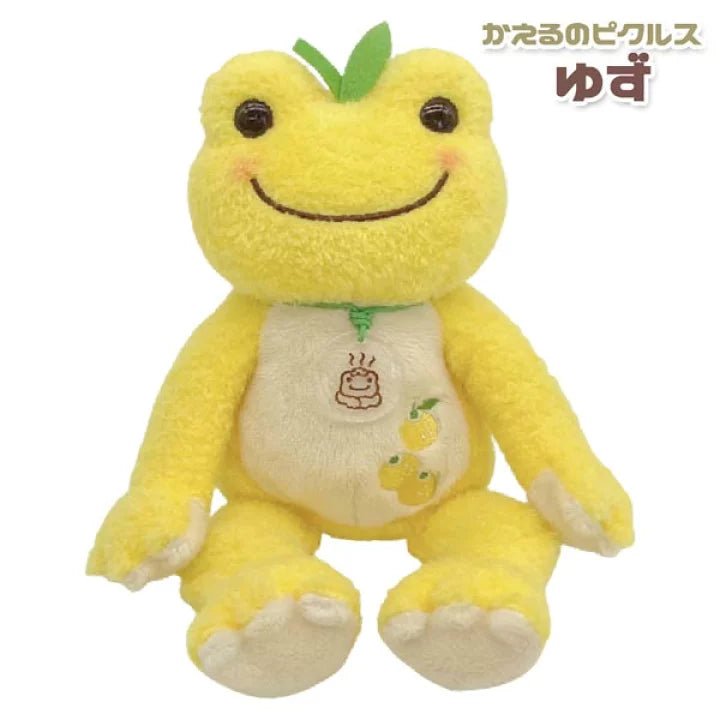 日本直送 Pickles the frog 柚子 皮克爾斯青蛙 毛絨公仔 - YIZY
